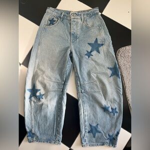 We The Free Good Luck Midrise Barrel Jeans